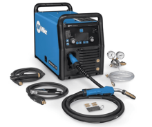 Soldadora Multimatic 235 Multiproceso - 240V, diseñada para profesionales en fabricación y construcción, ideal para MIG, núcleo de flujo y TIG.