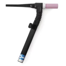 Antorcha TIG Weldcraft™ A-150 Flex Valve de 25 pies con diseño ergonómico Diamond Grip™, cuello flexible y mango acanalado para mayor comodidad y control. Ideal para aplicaciones de soldadura en los sectores aeroespacial, construcción y fabricación.