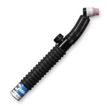 Antorcha TIG Weldcraft™ A-80 Flex Valve con cuerpo ultraligero y cuello flexible para máxima maniobrabilidad. Ideal para aplicaciones en áreas de difícil acceso y materiales de calibre delgado.