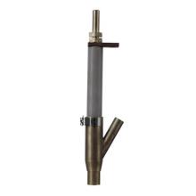 OBT 1200 SubArc Torch de 1200A con ciclo de trabajo del 100% y boquilla de flujo de fundente concéntrico. Puede utilizarse con alambres de 1/16 de pulgada (1.6 mm) a 3/16 de pulgada (4.8 mm).