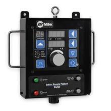 Control Remoto Digital SubArc, que ofrece confiabilidad y flexibilidad al conectarse con fuentes de poder DC y CC/CV para operaciones de soldadura.