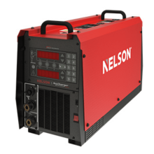 Cargador de soldadura por arco Nelson n550c Arc Charger, primer modelo de una nueva clase de fuentes de alimentación para soldadura de pernos, desarrollado para la plataforma Arc Charger con patente pendiente.